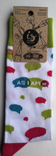 Load image into Gallery viewer, Socks - &quot;Accept Me AsIAm&quot;